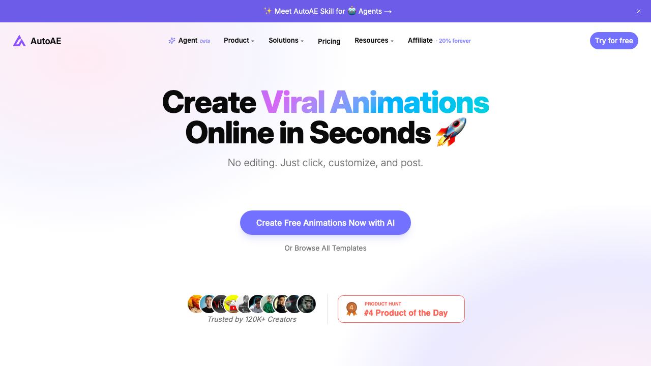 AutoAE website screenshot