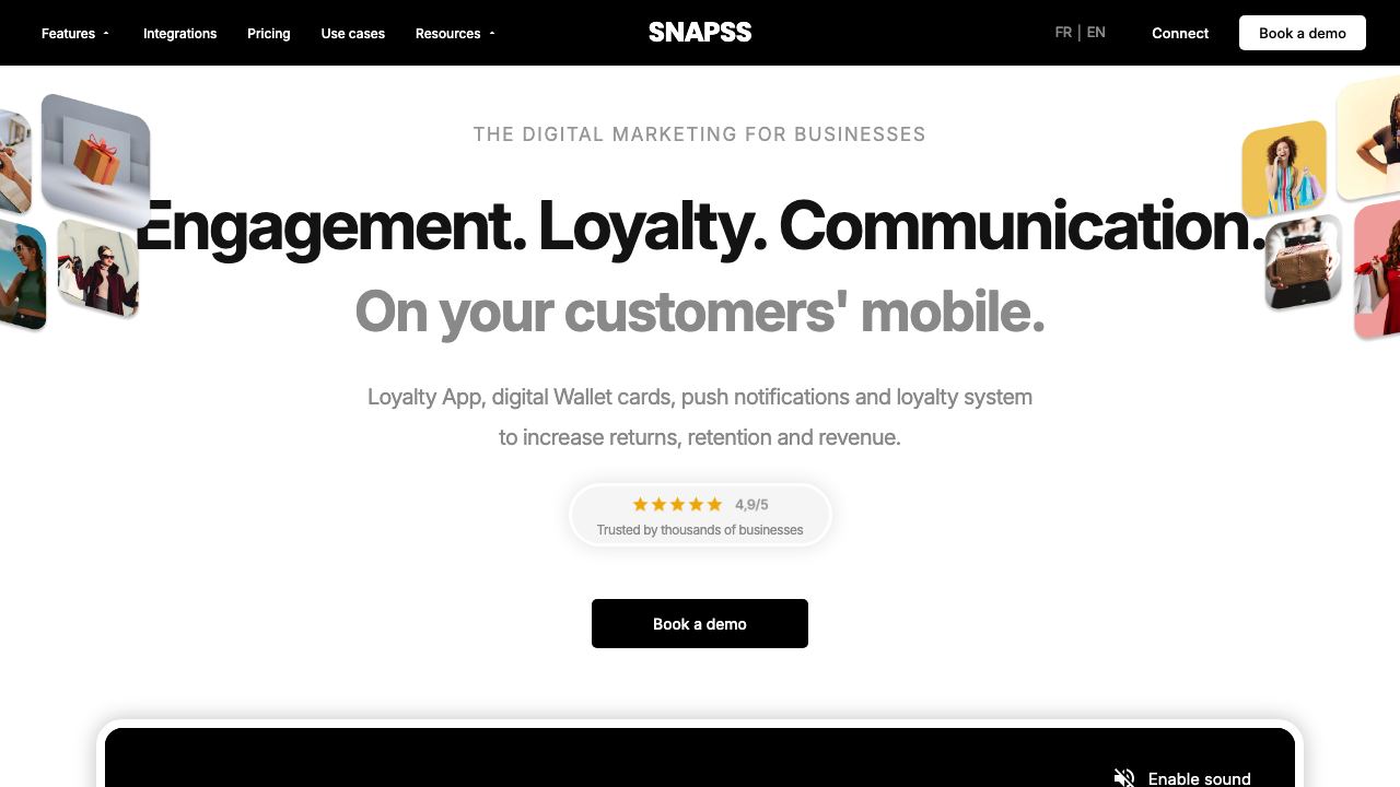 Snapss 网站截图