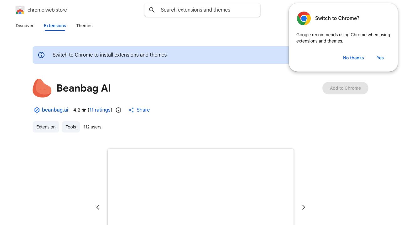 Beanbag AI 网站截图