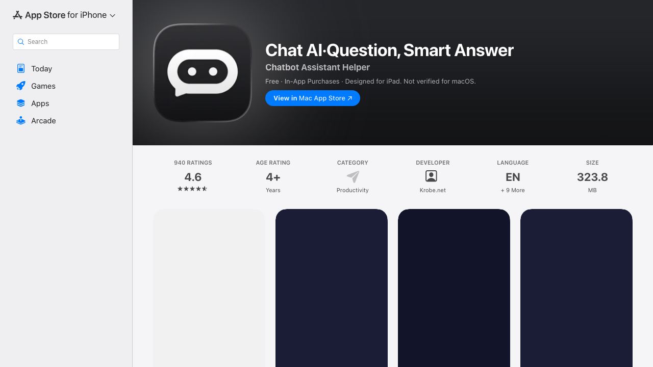 ChatMe: Intelligent AI Assistant 网站截图