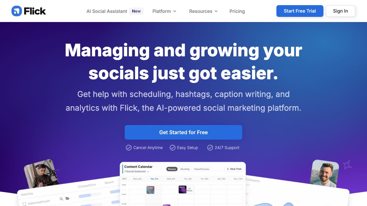 AI Social Post Generator 网站截图