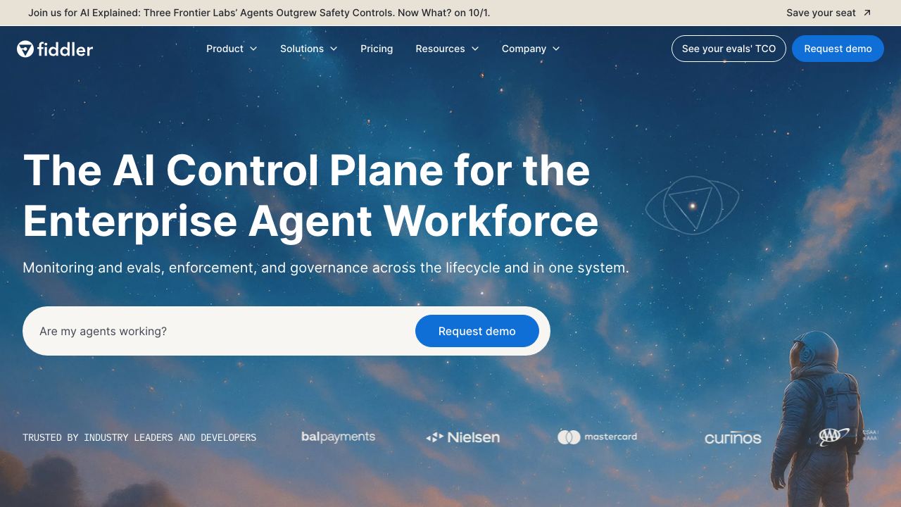 Fiddler AI 网站截图