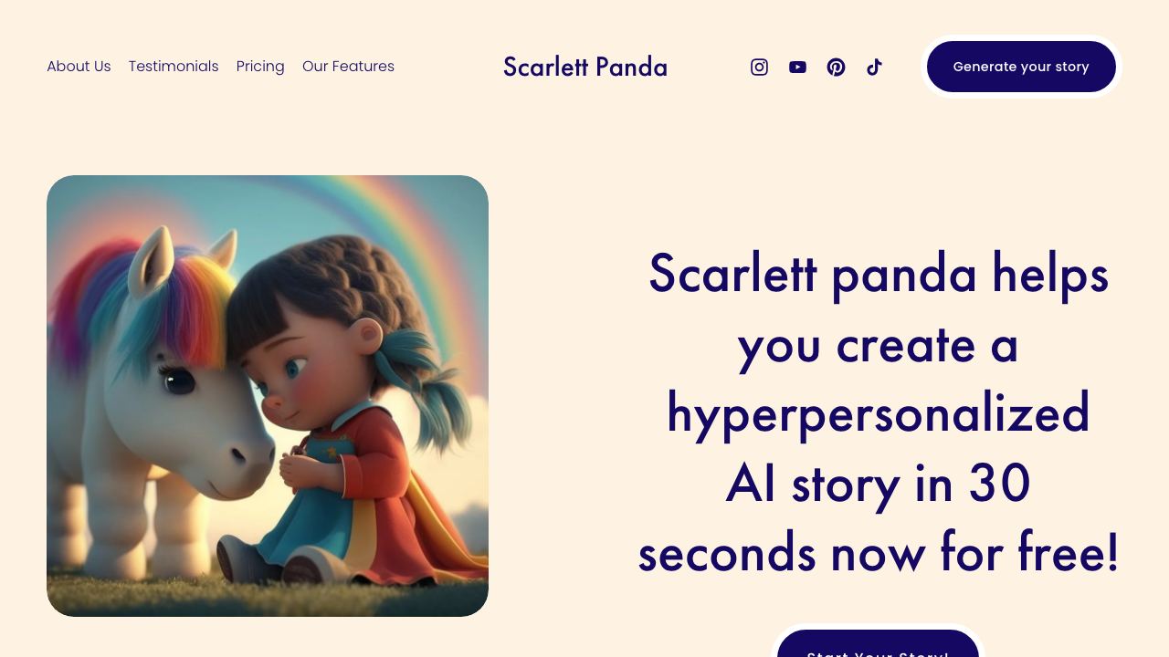 Scarlett Panda 网站截图