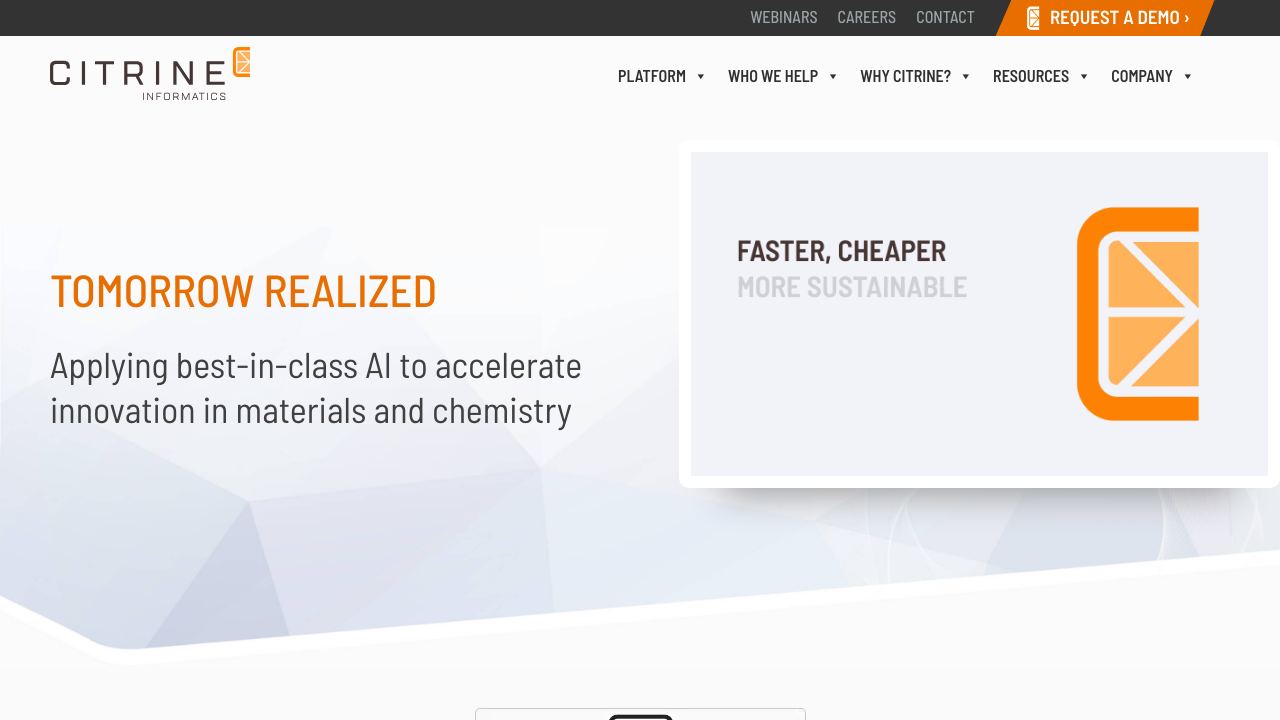 citrine.io 网站截图