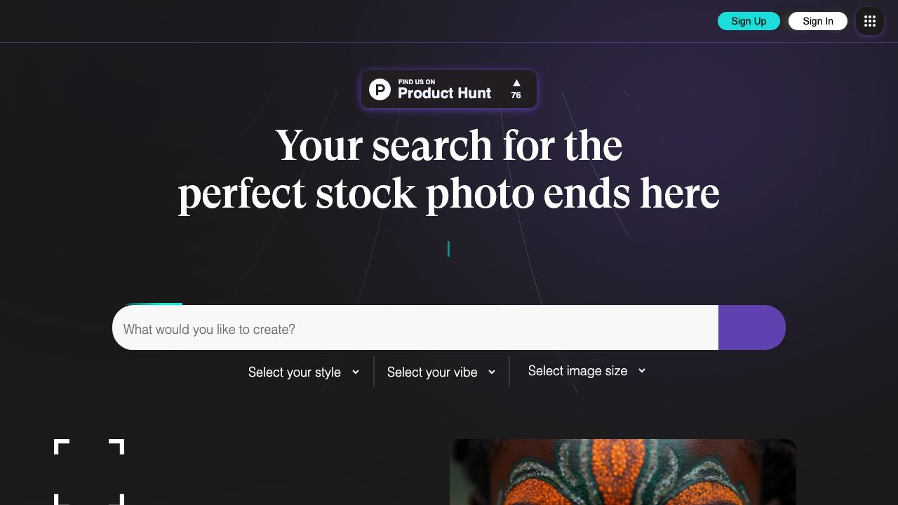 StockLibrary.ai 网站截图