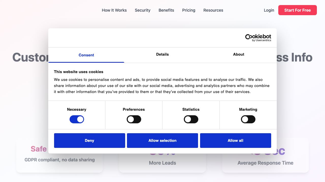 Patter website screenshot