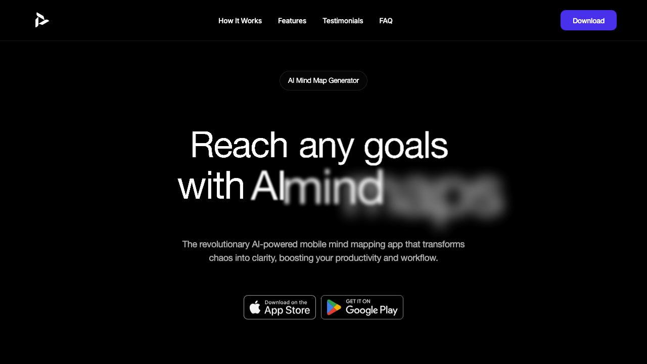 Parcae: AI Mind Map Creator 网站截图