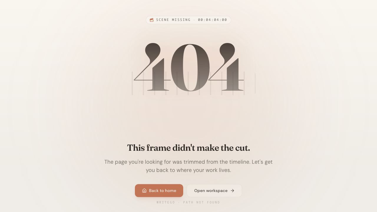 WriteGO website screenshot