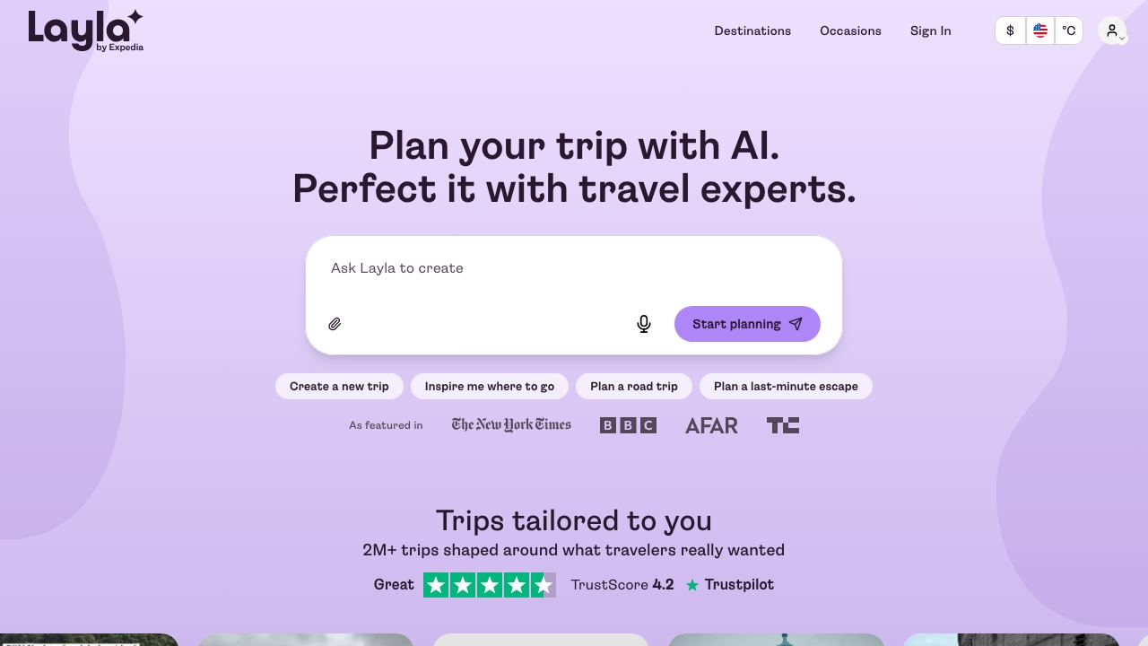 Roamaround website screenshot