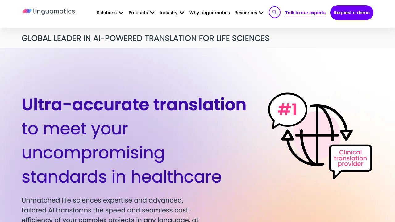 linguamatics.com 网站截图