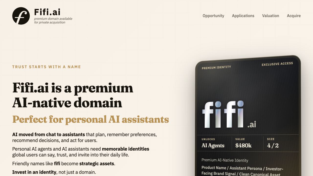 FiFi.ai website screenshot