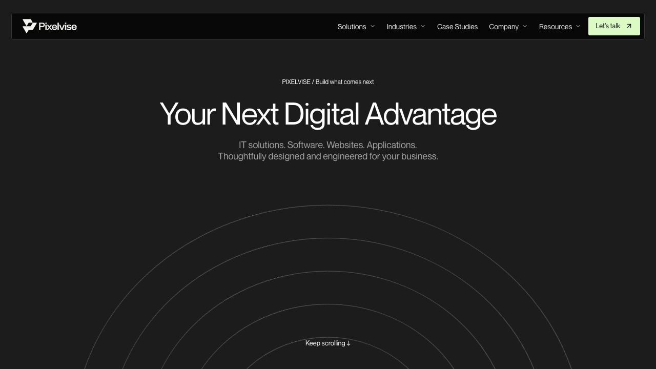 pixelvise.com 网站截图