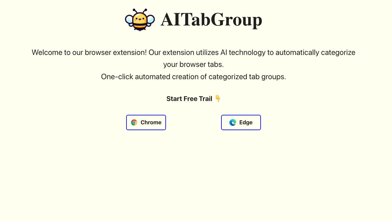 AI Tab Group 网站截图