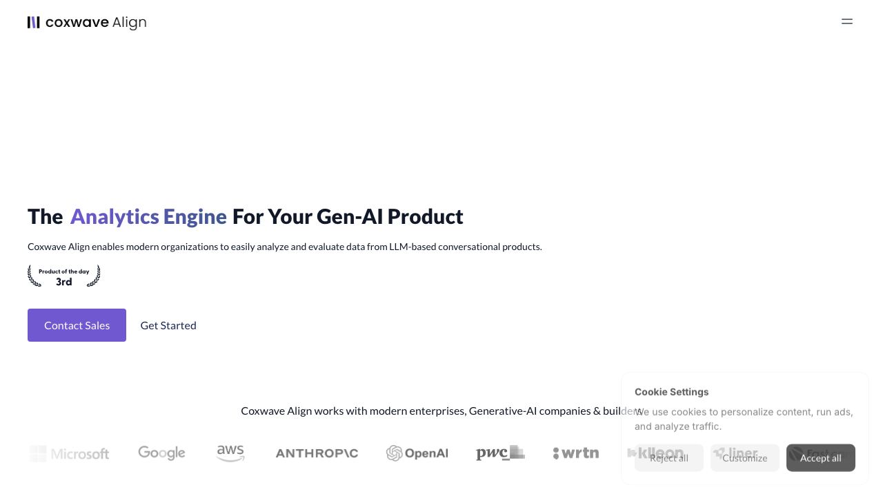 Align AI 网站截图