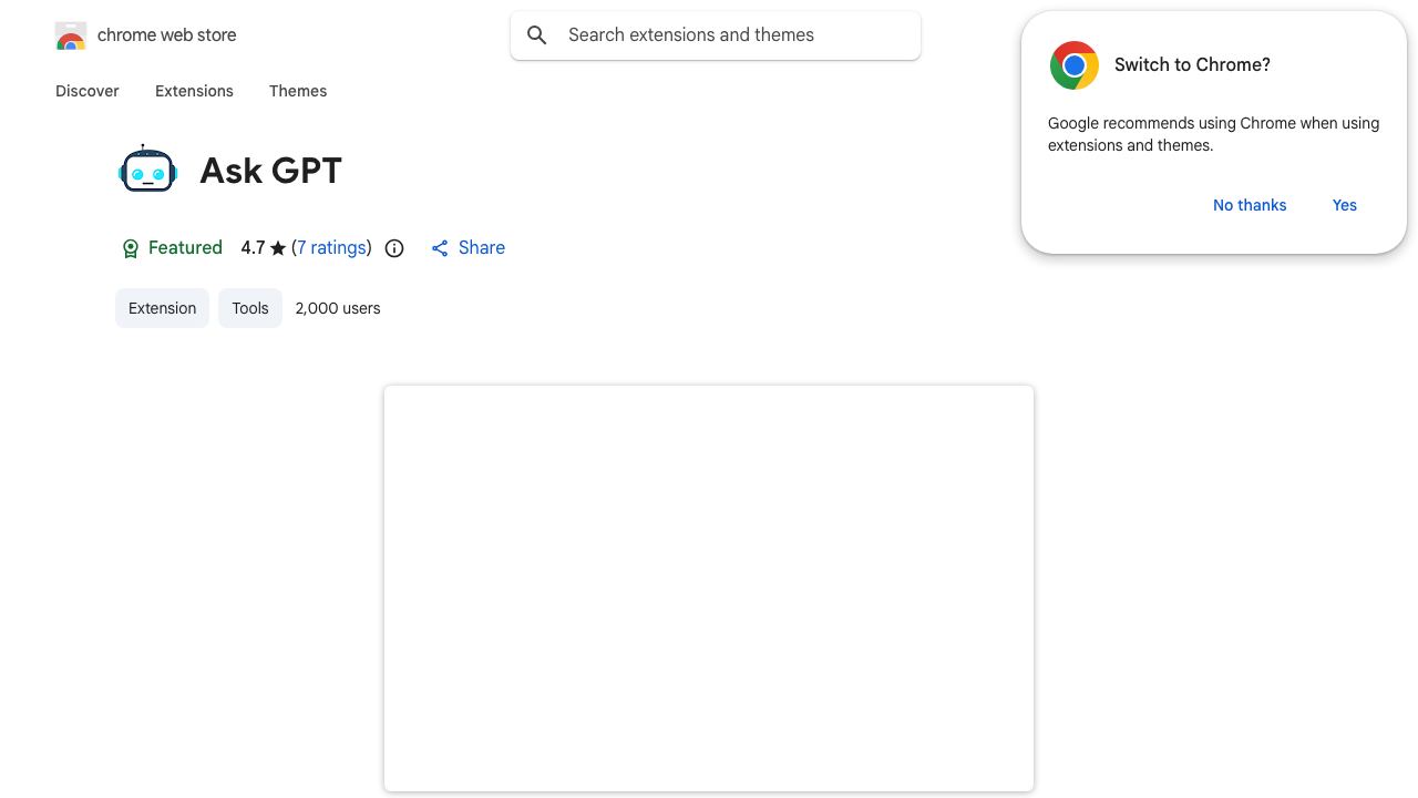 Ask GPT 网站截图