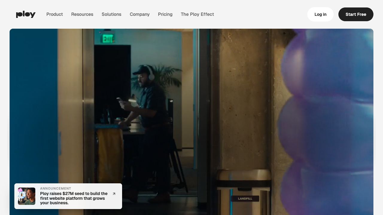 Ploy website screenshot