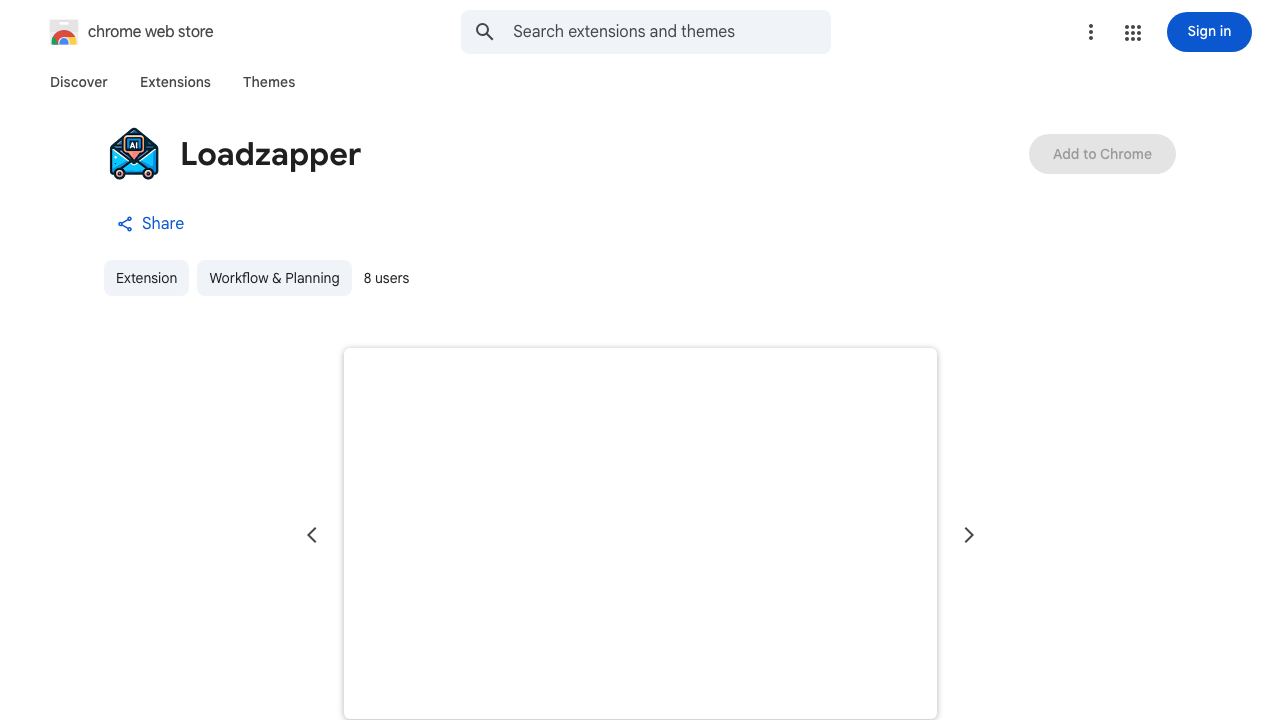 Loadzapper 网站截图