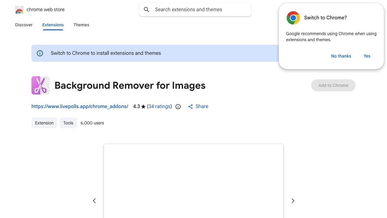 Background Remover for Images 网站截图