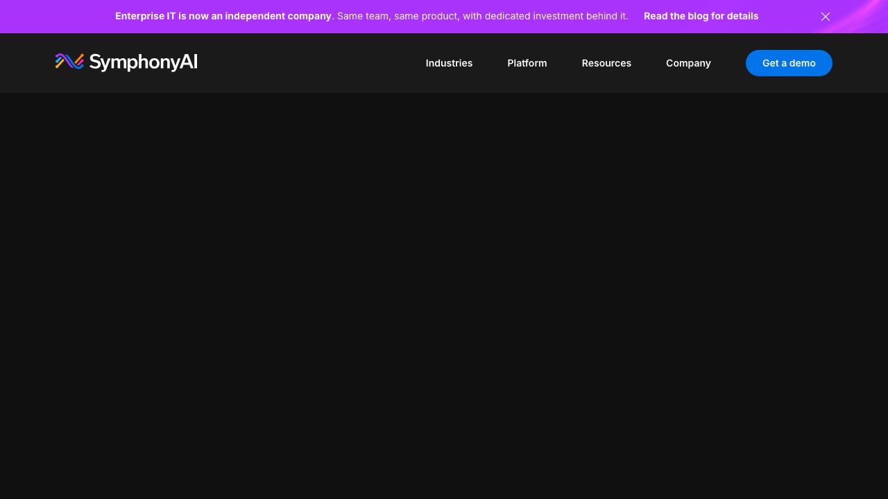 symphonyai.com 网站截图