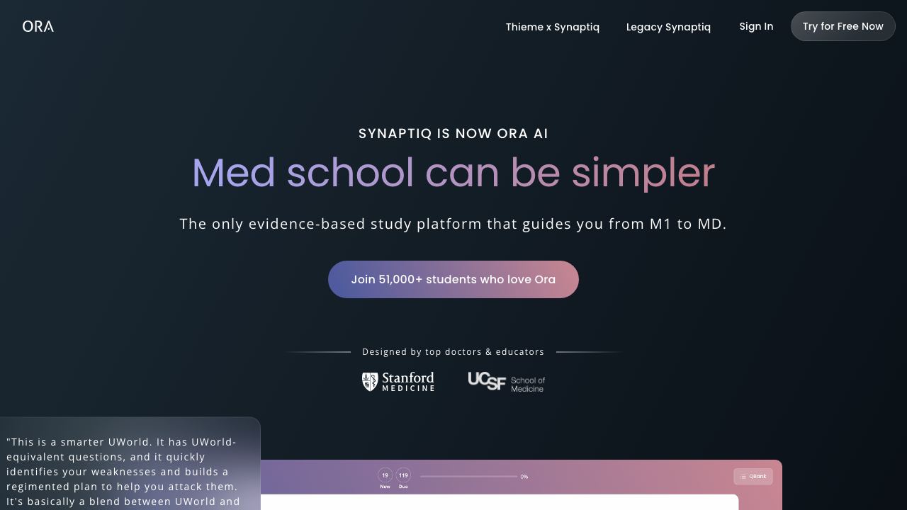 Synaptiq website screenshot