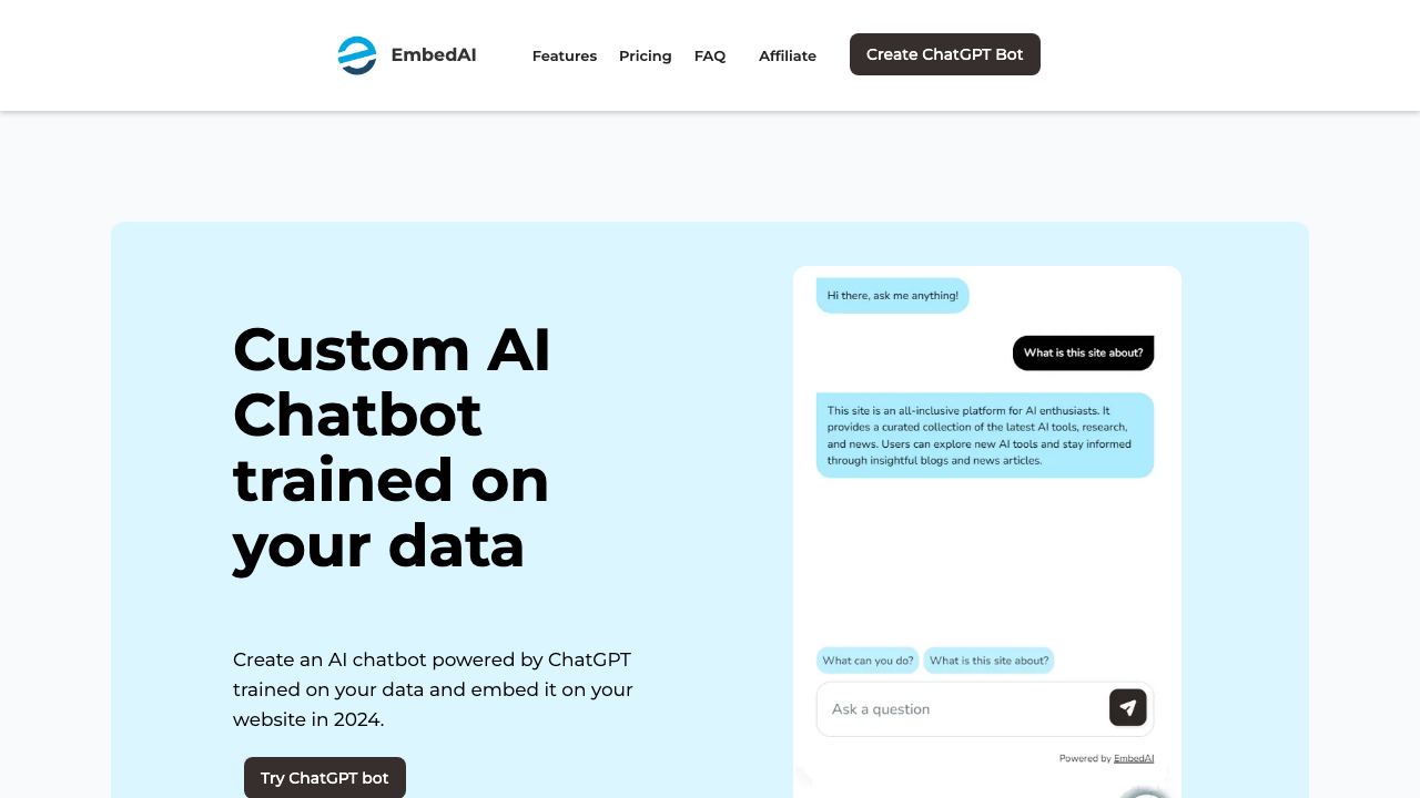 HeyBot 网站截图