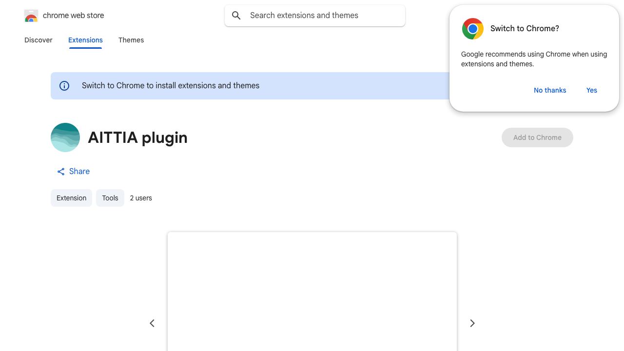 AITTIA plugin 网站截图