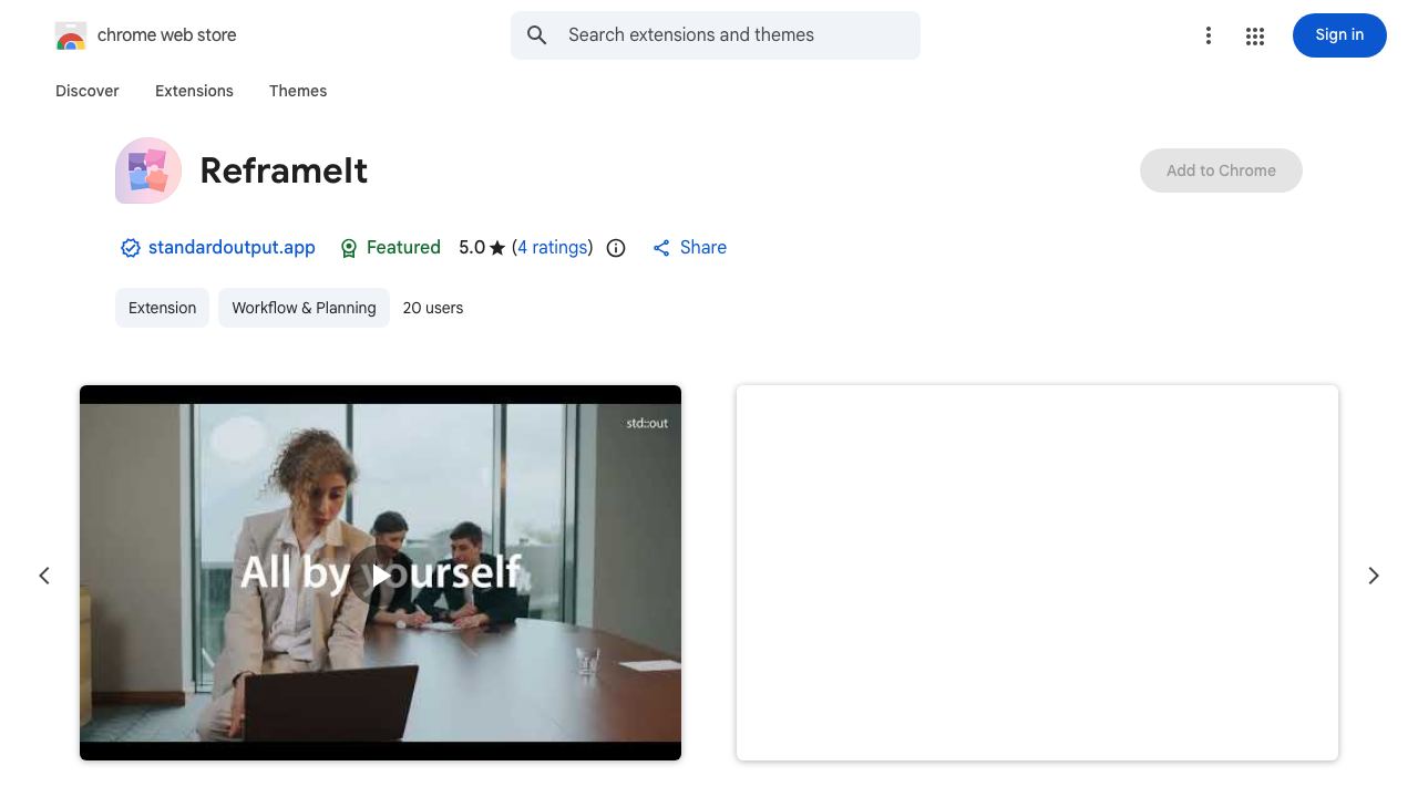 ReframeIt 网站截图