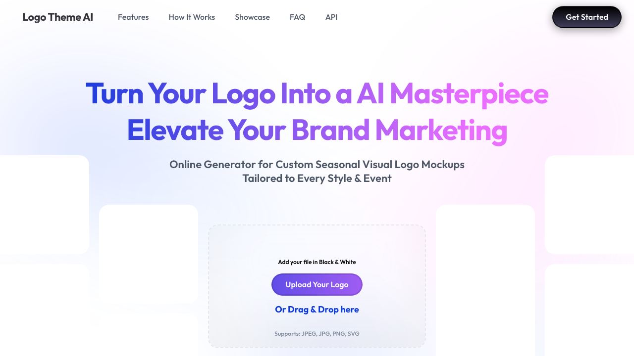 Logo Theme AI 网站截图