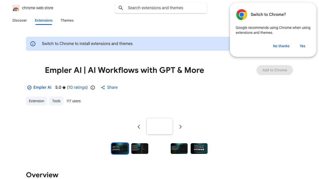 Empler AI | Workflows with GPT & Claude 网站截图