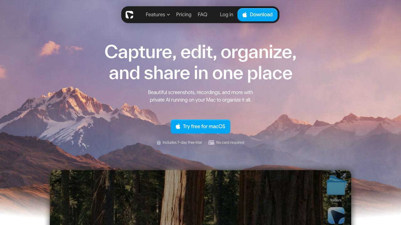 Shotbase website screenshot