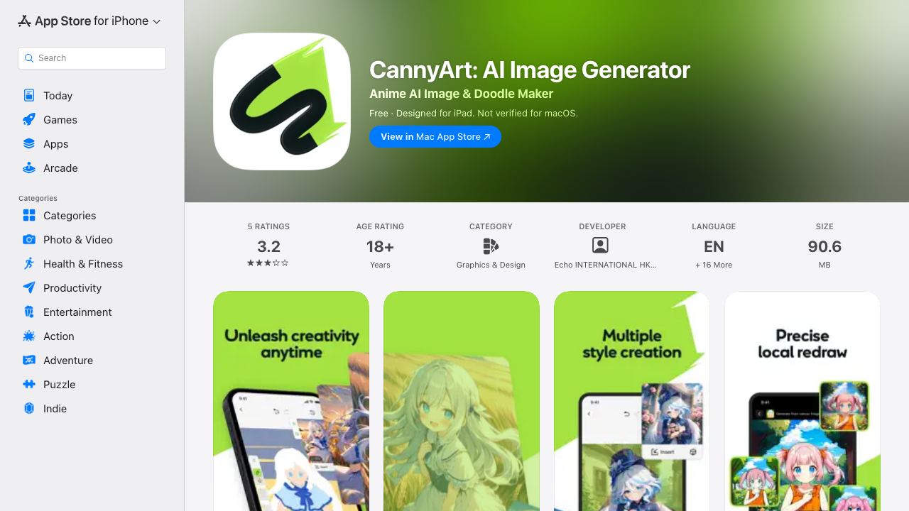CannyArt 网站截图