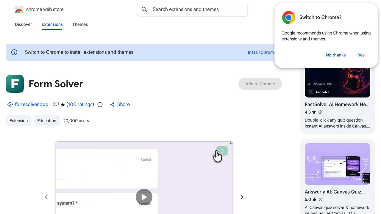 Form filler 网站截图