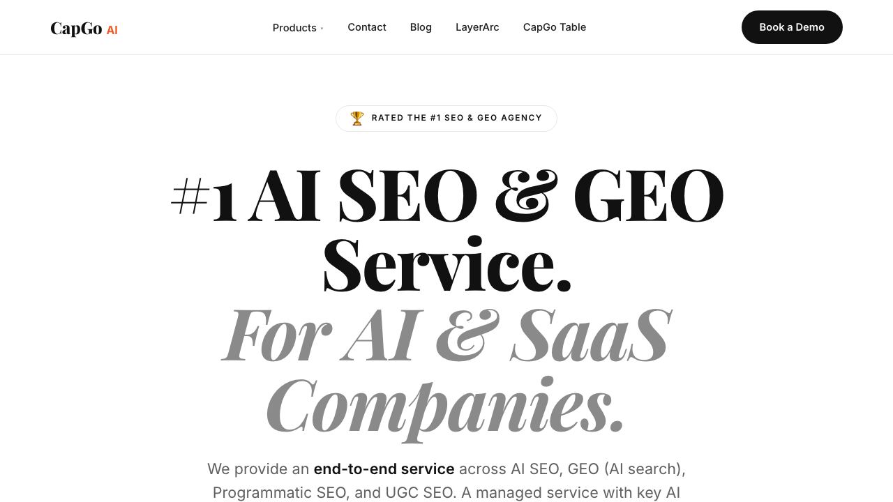 CapGo.AI 网站截图