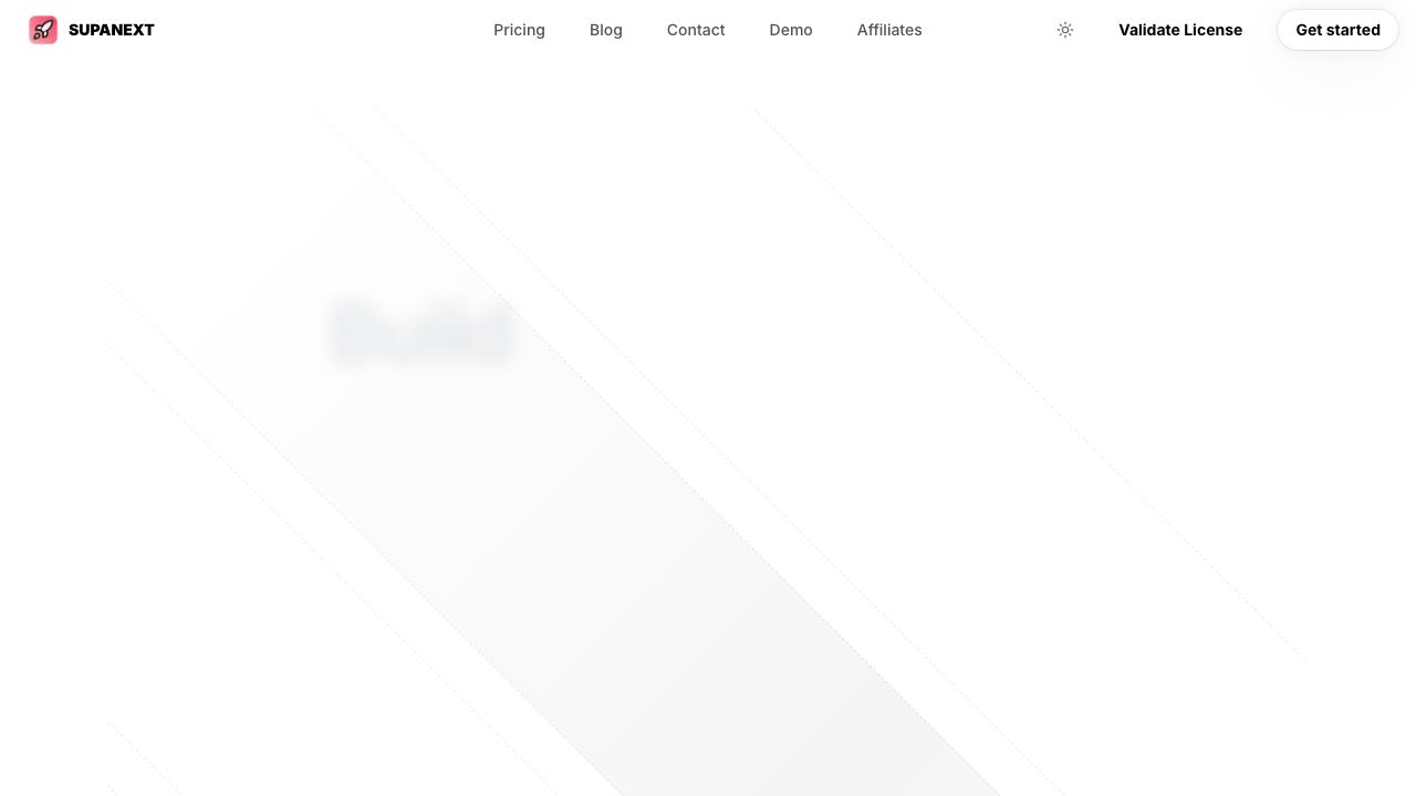 SUPANEXT website screenshot