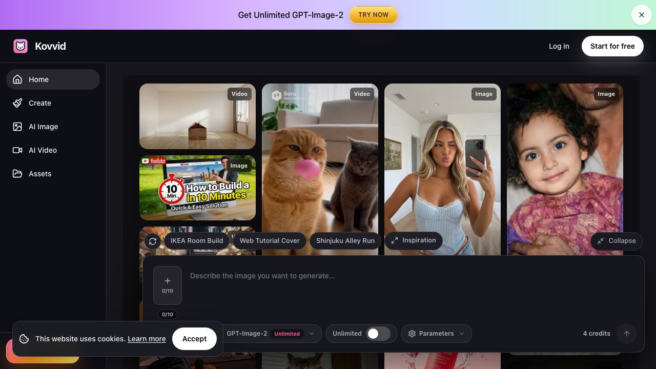 kovvid ai 网站截图