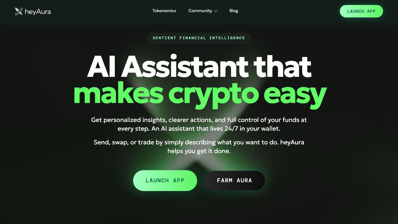 AdEx AURA 网站截图