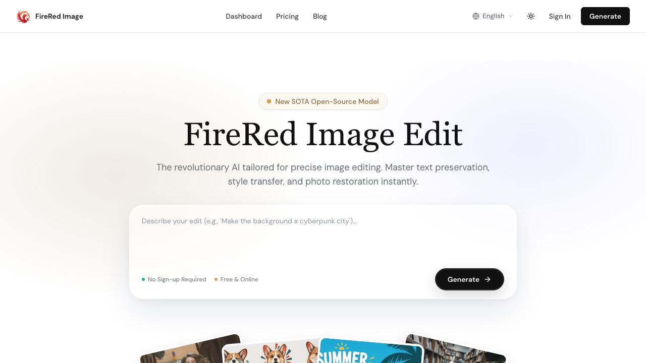 FireRed Image website screenshot