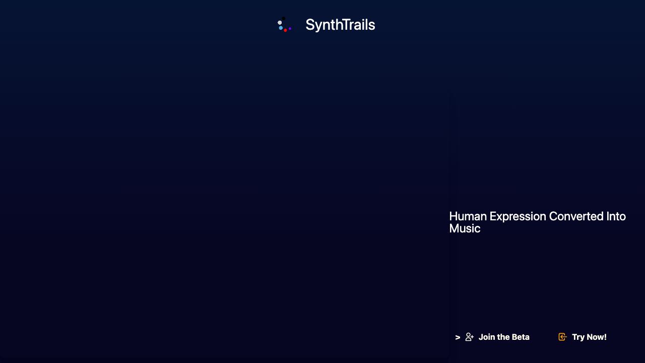 SynthTrails - Make a Song from Anything 网站截图