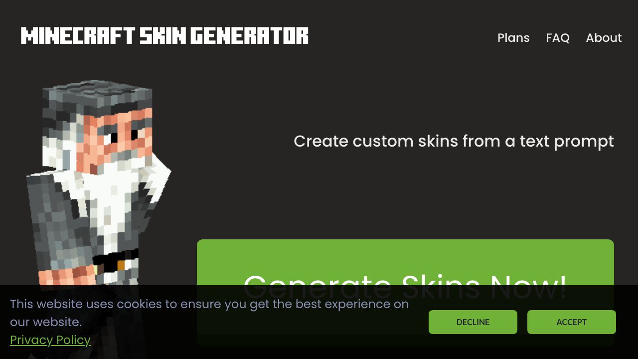 skingenerator.io 网站截图