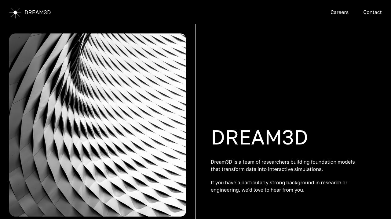 Dream3d 网站截图
