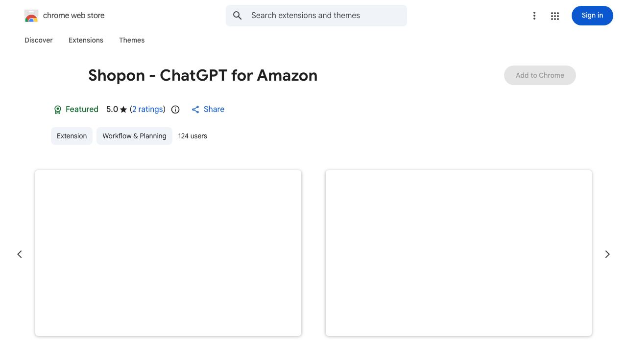 Shopon - ChatGPT for Amazon 网站截图