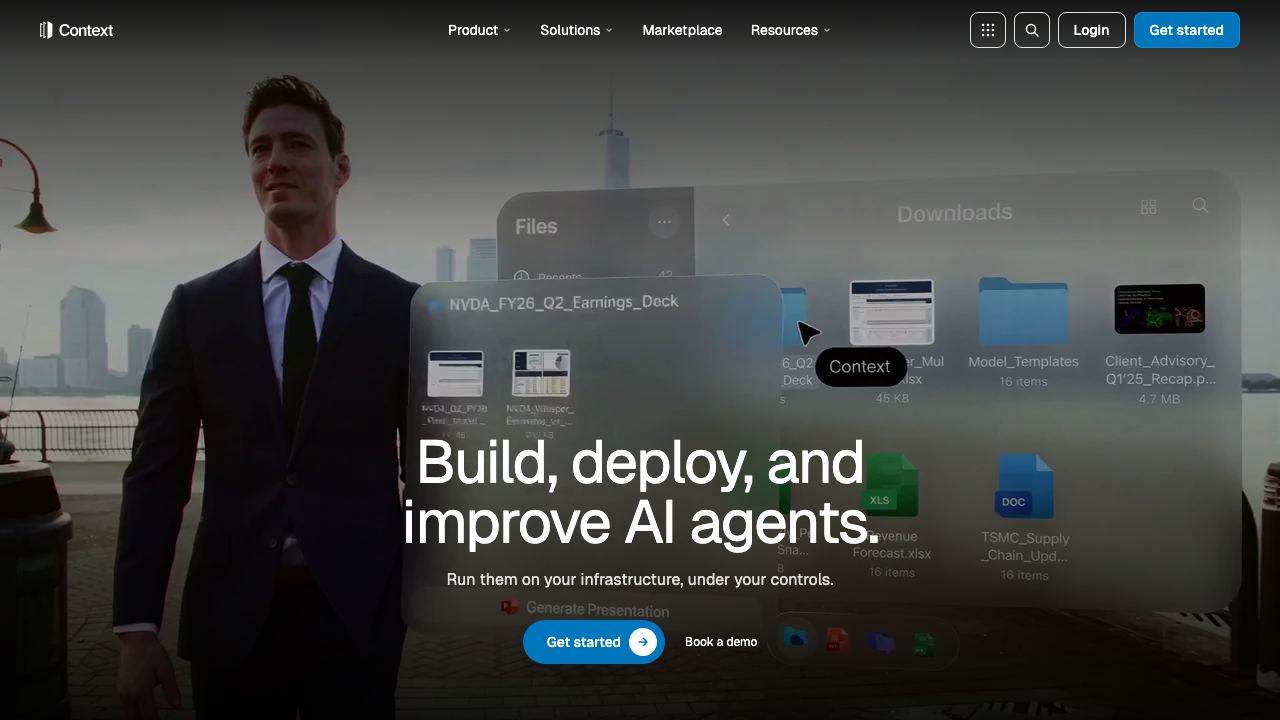Context.ai 网站截图
