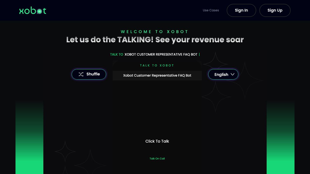 Xobot 网站截图