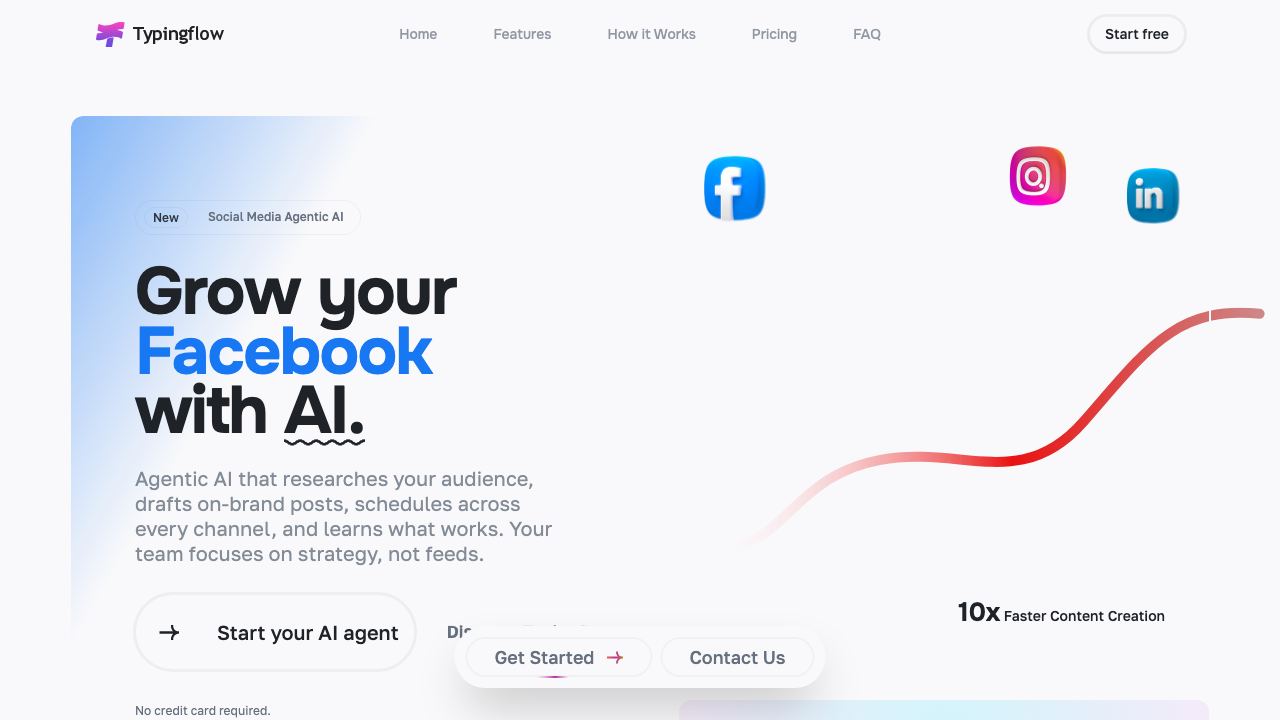 Typingflow AI 网站截图
