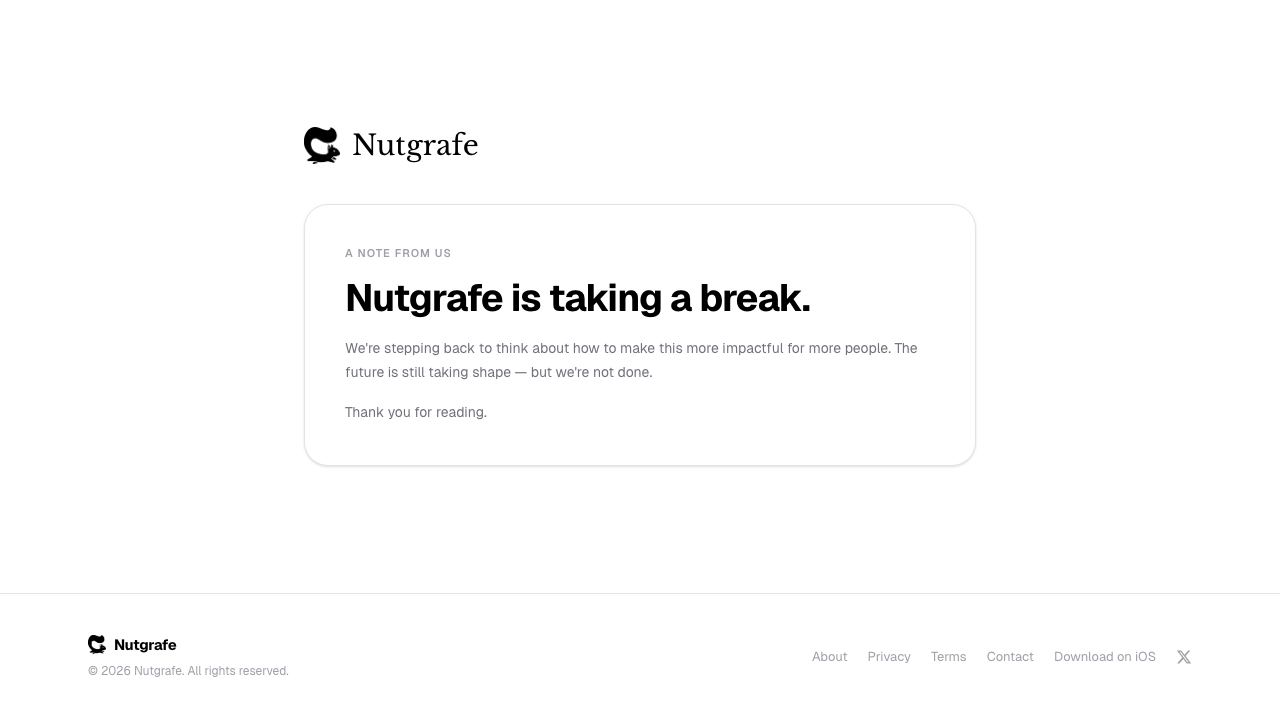 Nutgrafe 网站截图