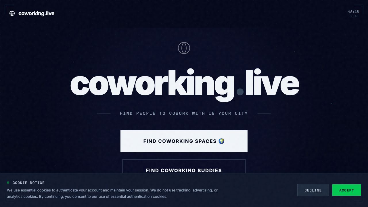 coworking.live 网站截图