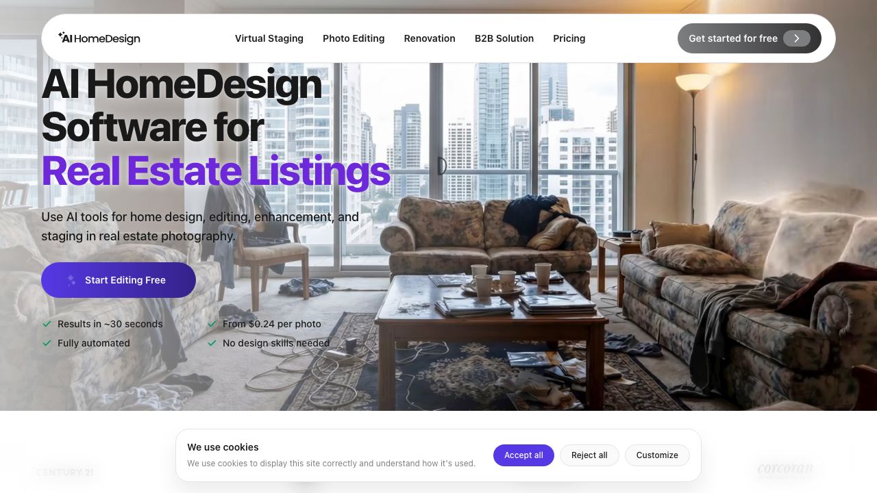 AI HomeDesign 网站截图