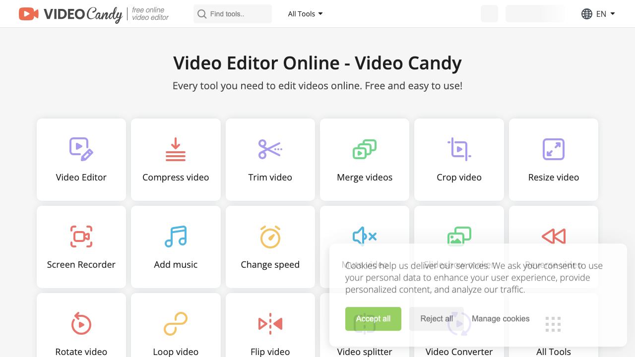 Video Candy 网站截图