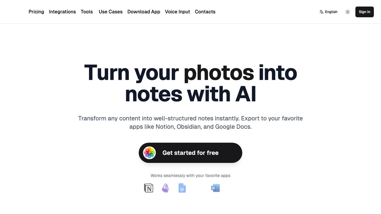 Photes.io 网站截图