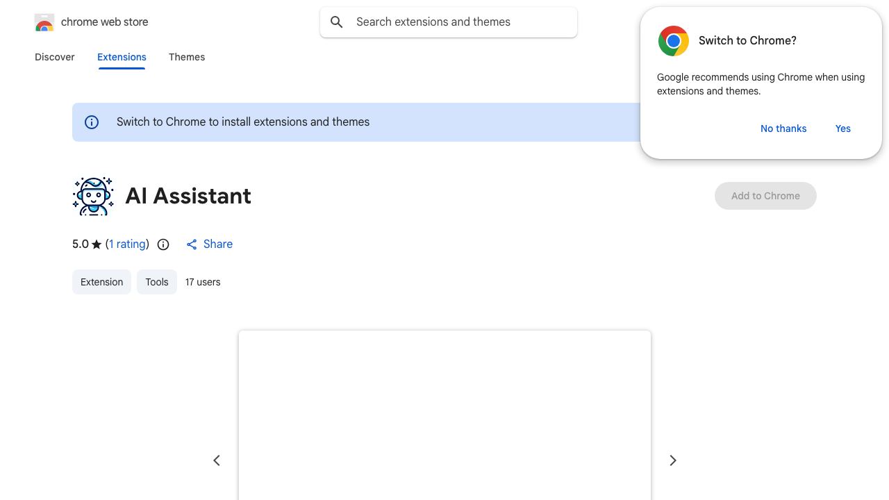 AI Assistant 网站截图